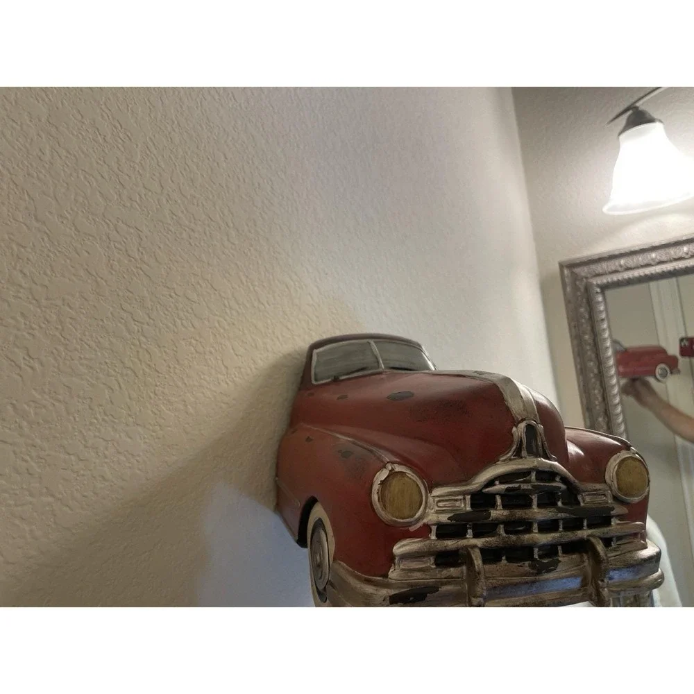 Resin 3D Vintage Retro Style Pontiac Silver Streak Wall‎ Art Man Cave Auto Car